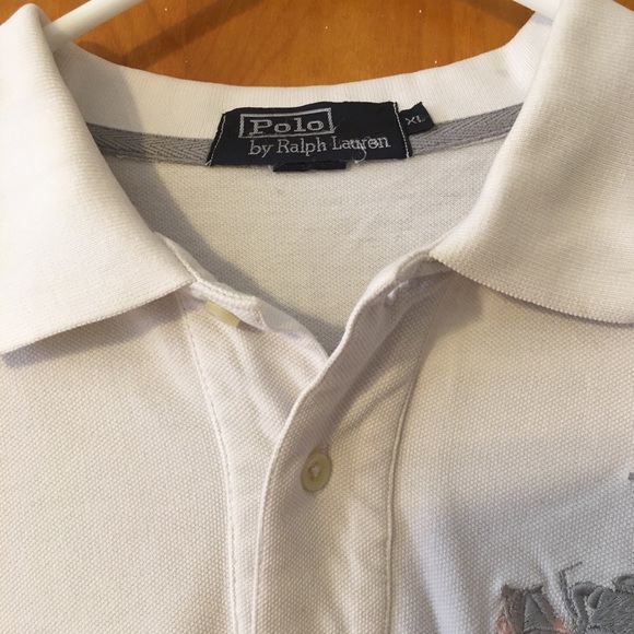 White Ralph Lauren polo men’s XL - Picture 4 of 5